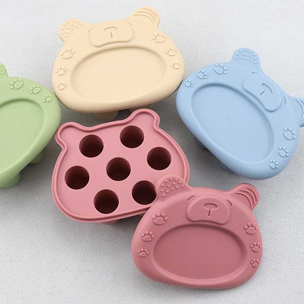 Silicone Baby Food Feeder & Ice Tray Set  Freezer safe