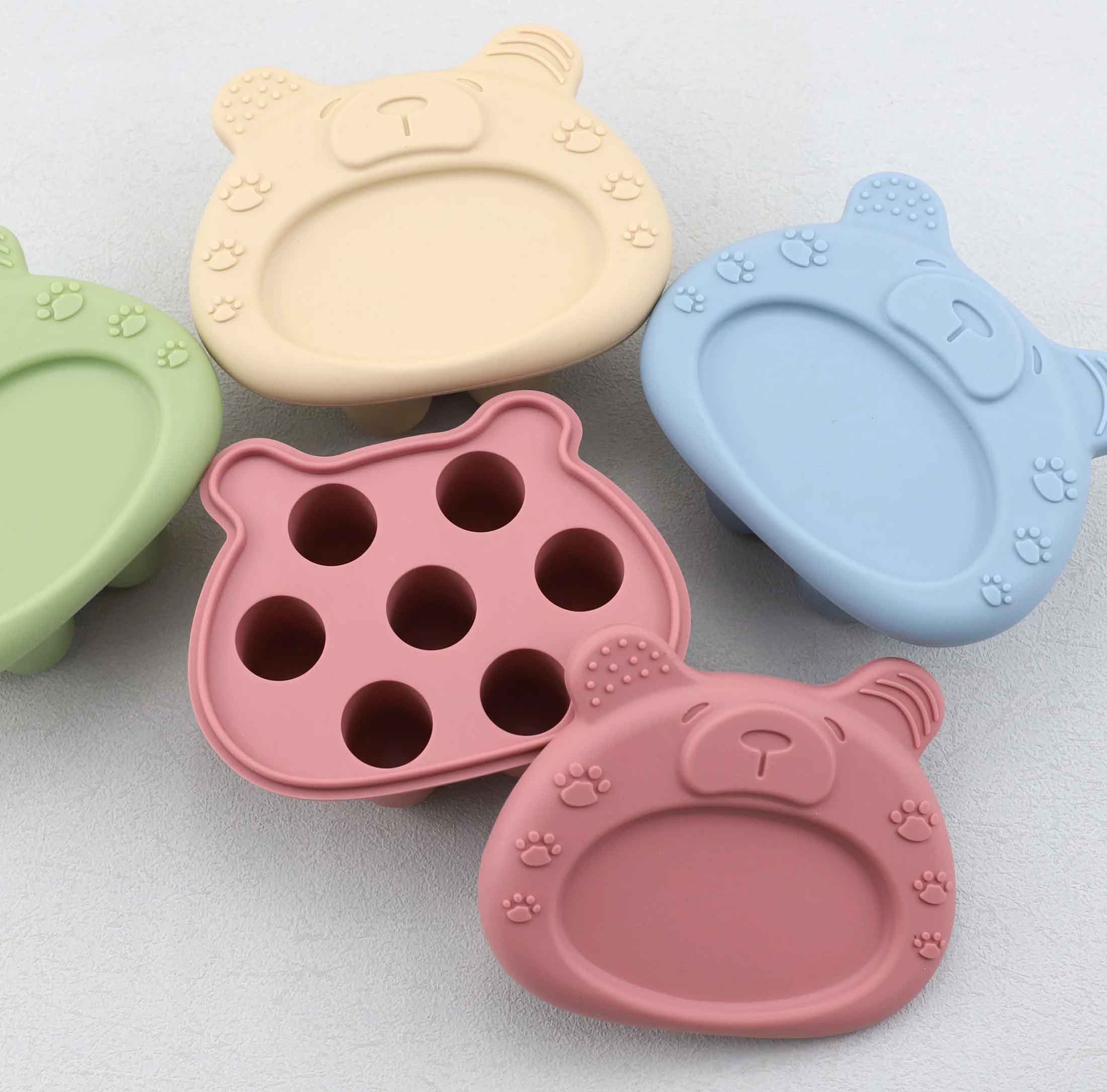 Silicone Baby Food Feeder & Ice Tray Set  Freezer safe
