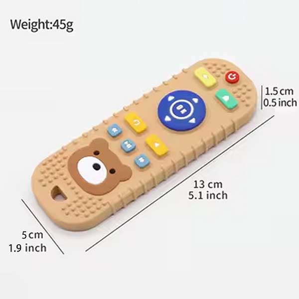 Silicone Baby TV Remote Control Teether Toy soft