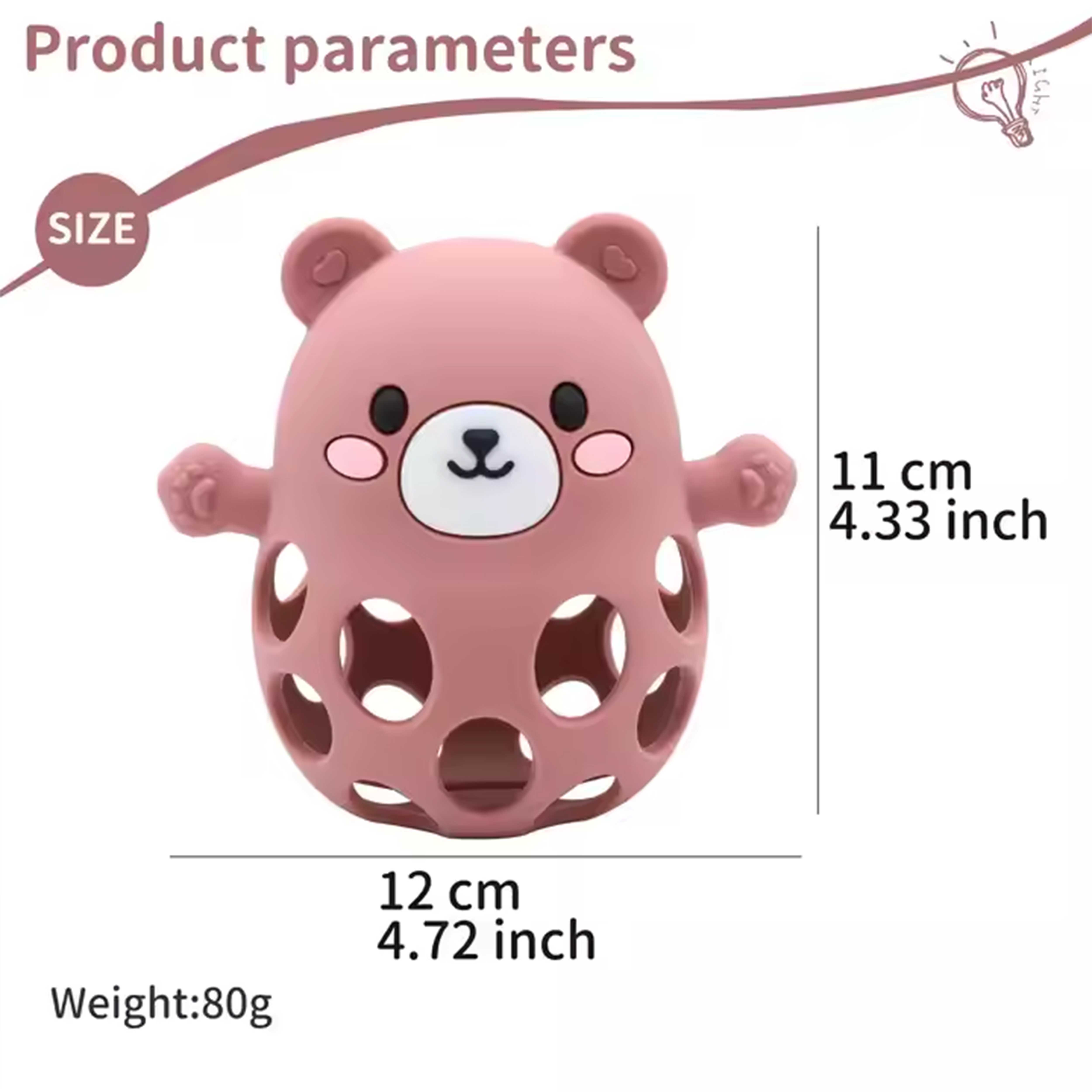 Silicone Baby Teether Baby Teething toys Details 5