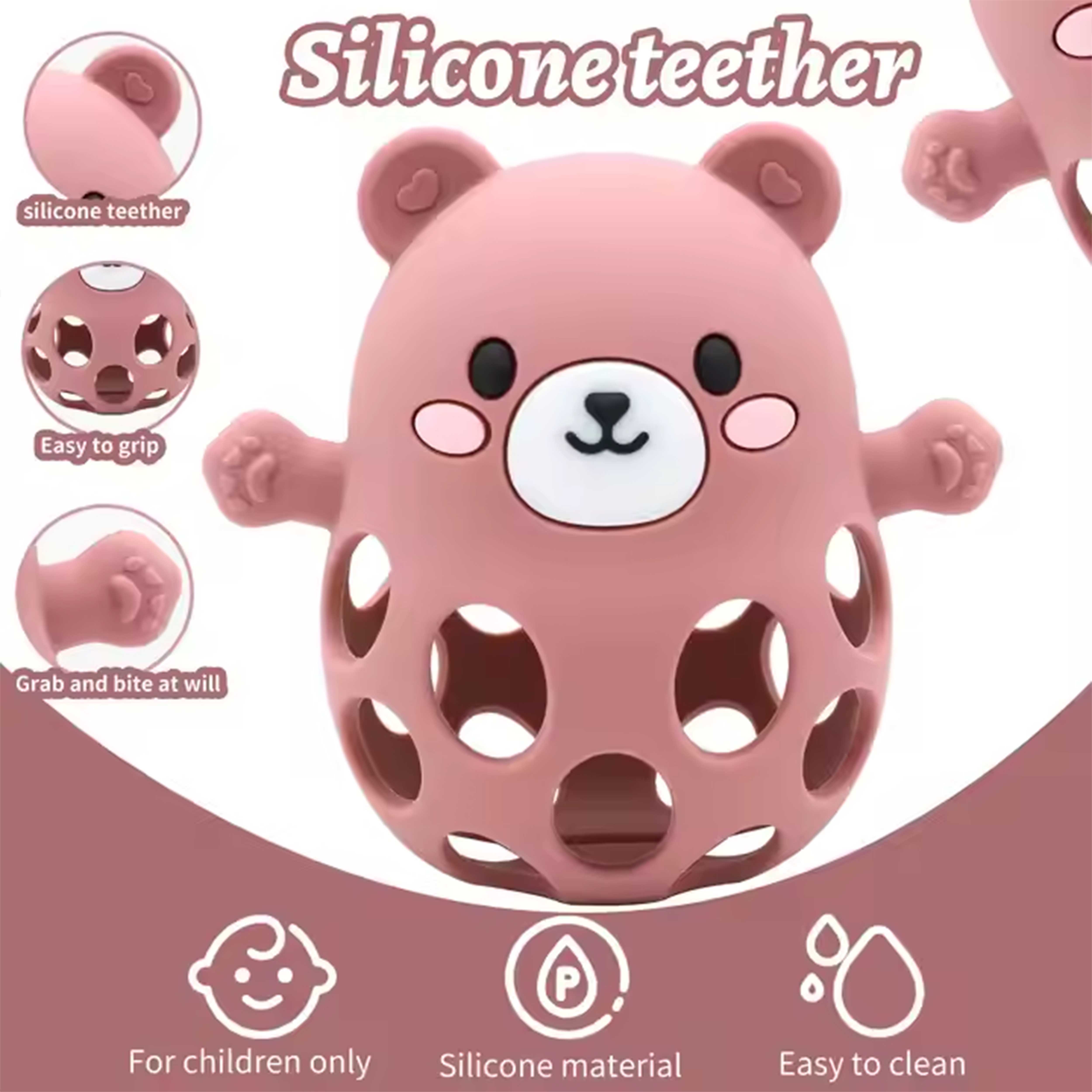 Silicone Baby Teether Baby Teething toys Details 6