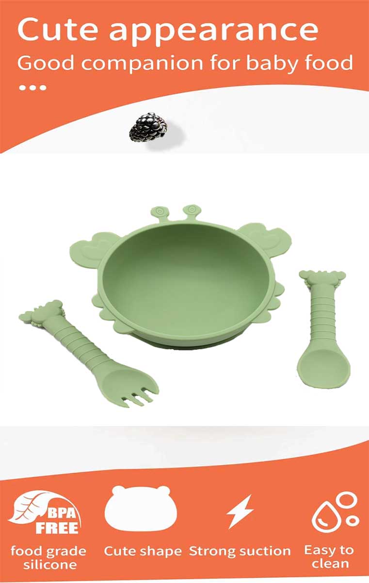 Silicone Bowl for Kids Silicone Baby Bowl detail