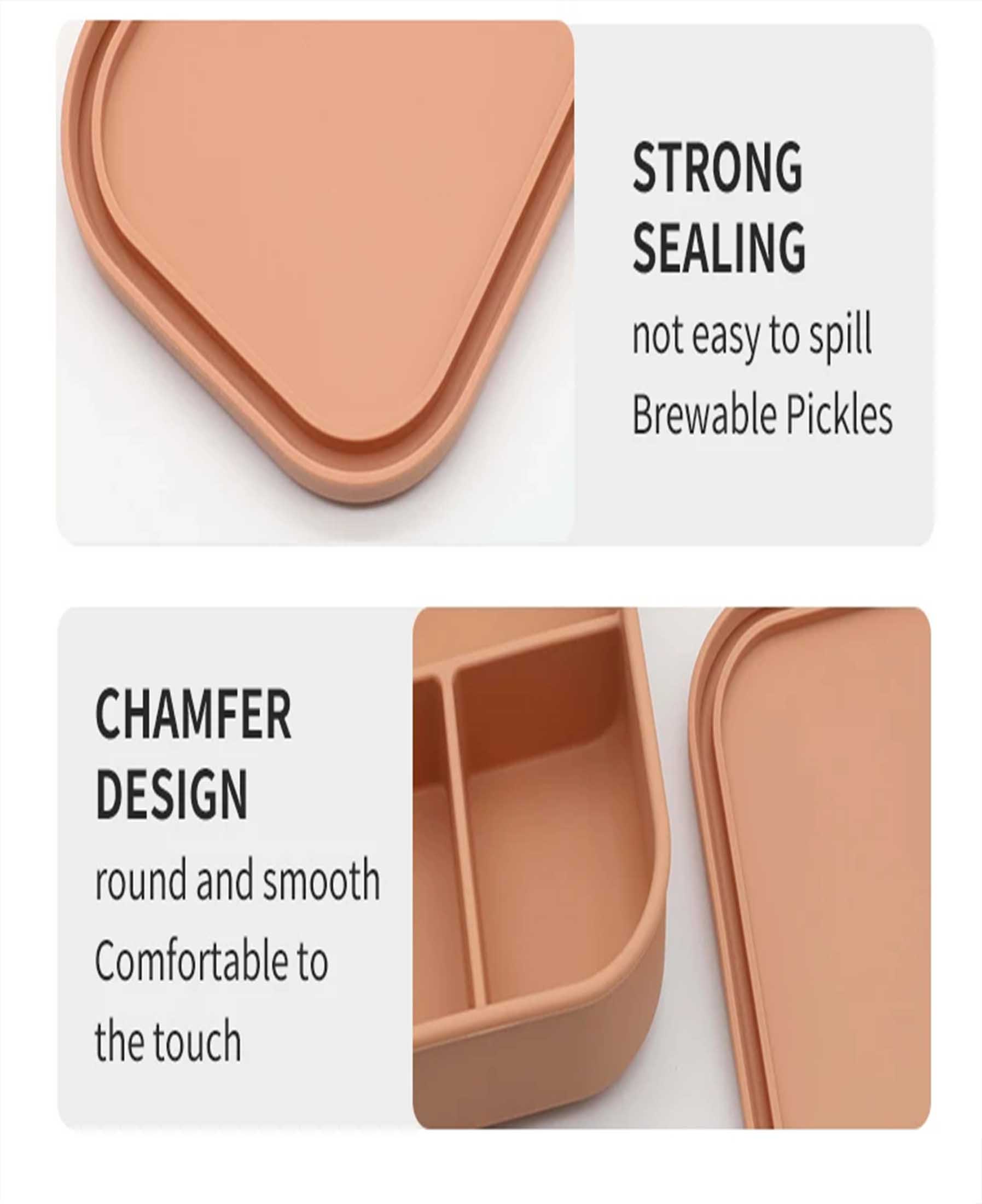 Silicone Bowls with Lids Baby Lunch Box Dishwasher safe