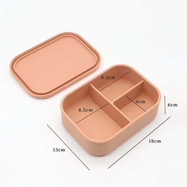 Silicone Bowls with Lids Baby Lunch Box Microwave Safe