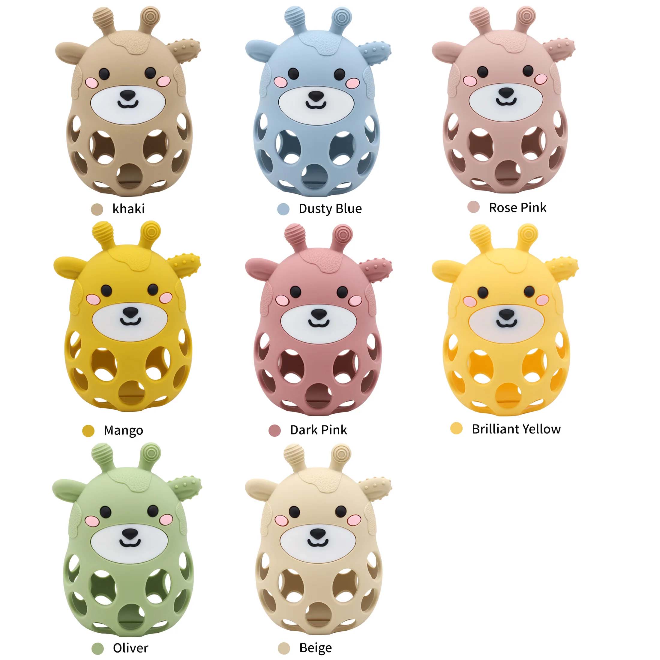 Silicone Newborn Infant Teether Baby Teething Toys Animal Shape Detail 8