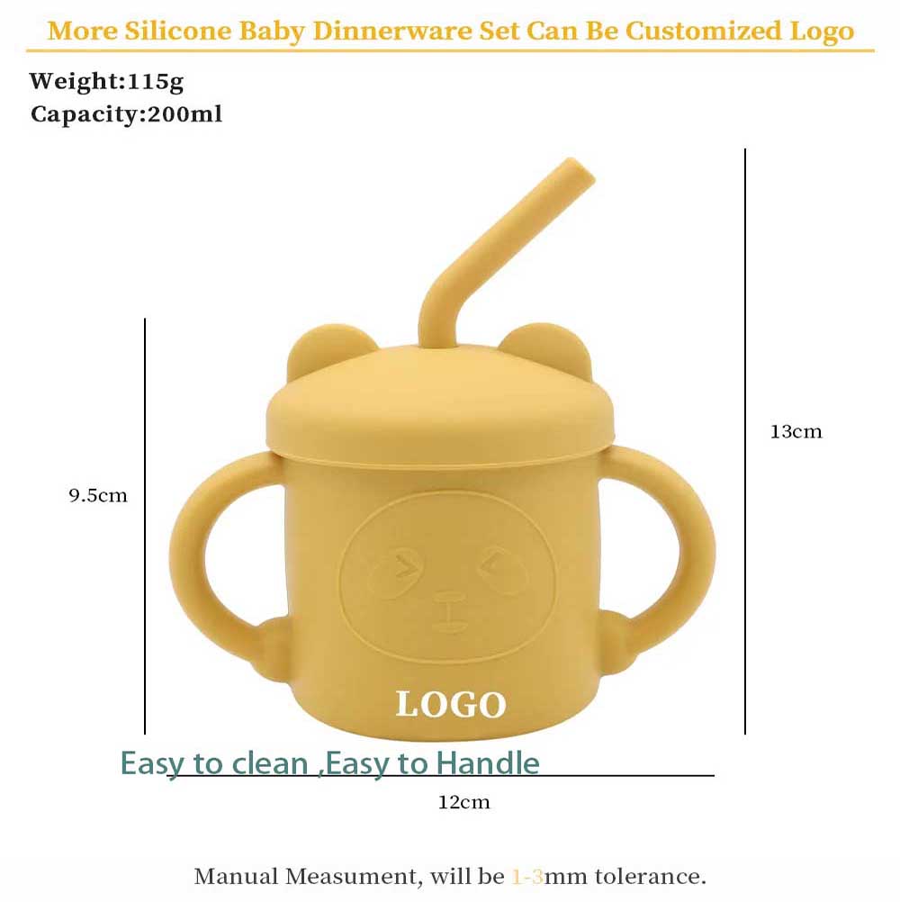 baby-friendly leakproof cup with cute animal design Custom Logo