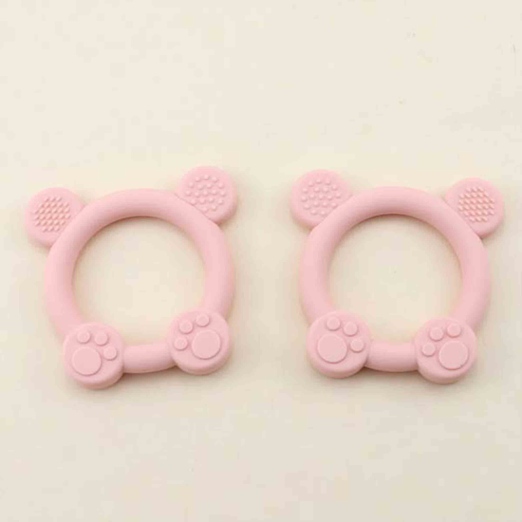 silicone baby teething rings baby friendly custom