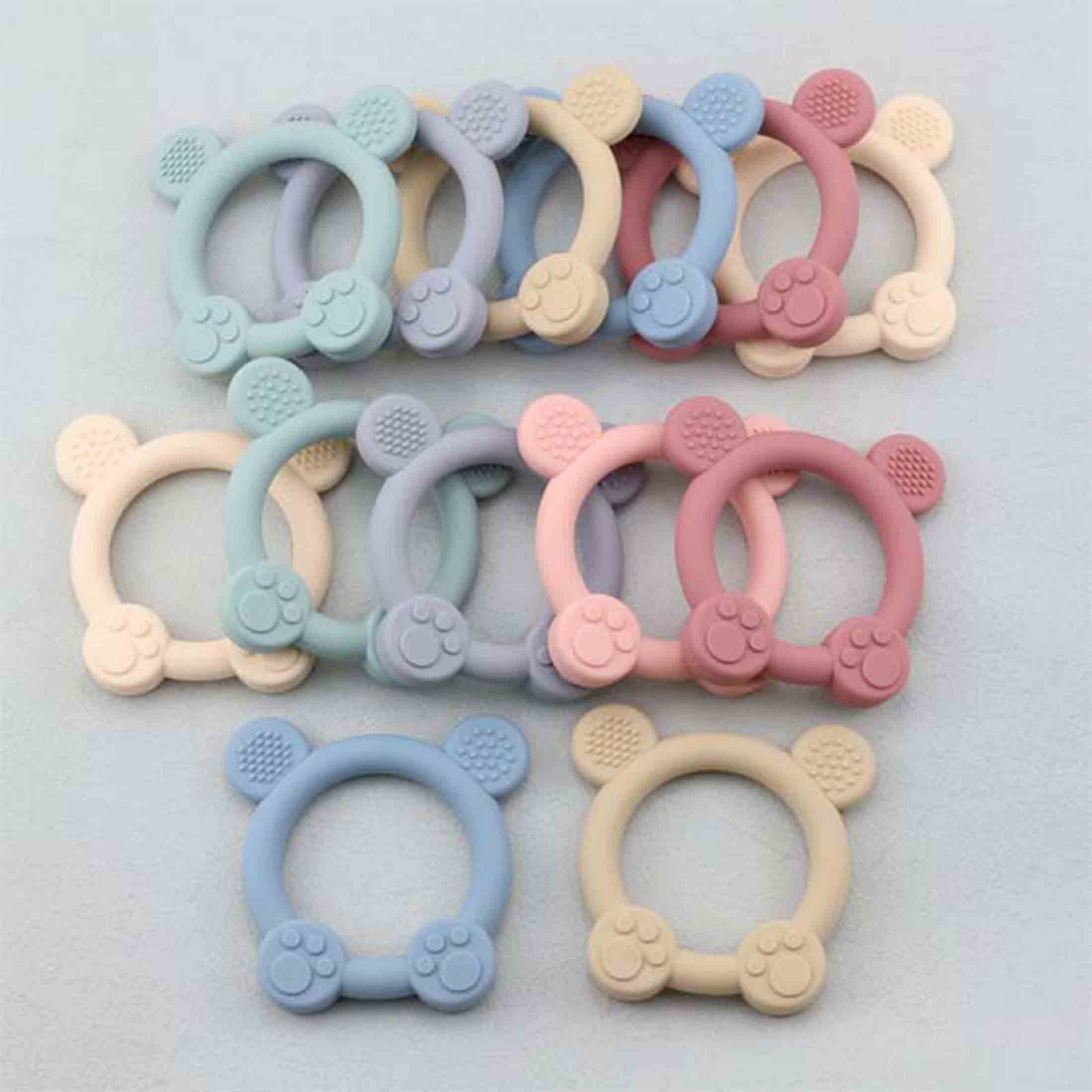 silicone baby teething rings wholesale