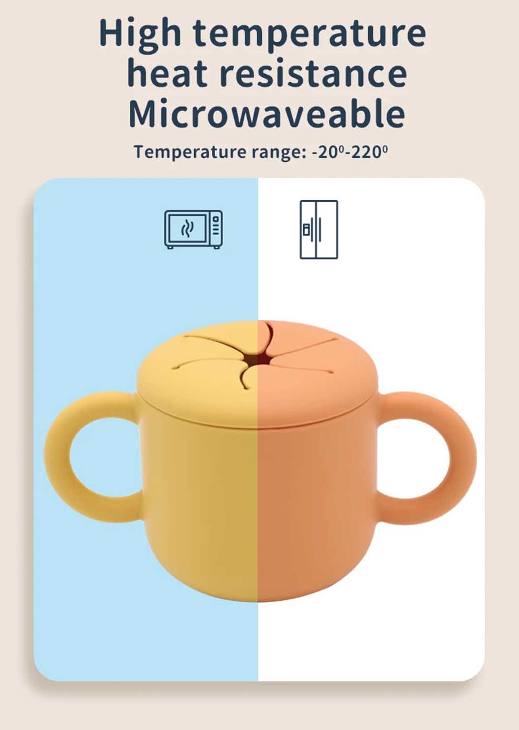 spill proof snack cup microwave safety